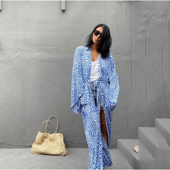 Bohemian Beach Kimono| Printed Kimono - Picture 1 of 7